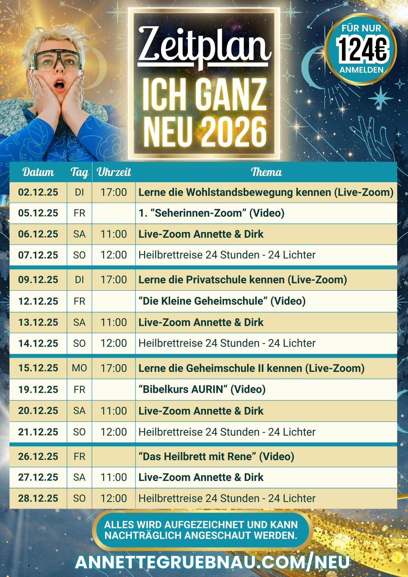 ICH GANZ NEU 2026 - Online-Workshop mit Annette Grübnau