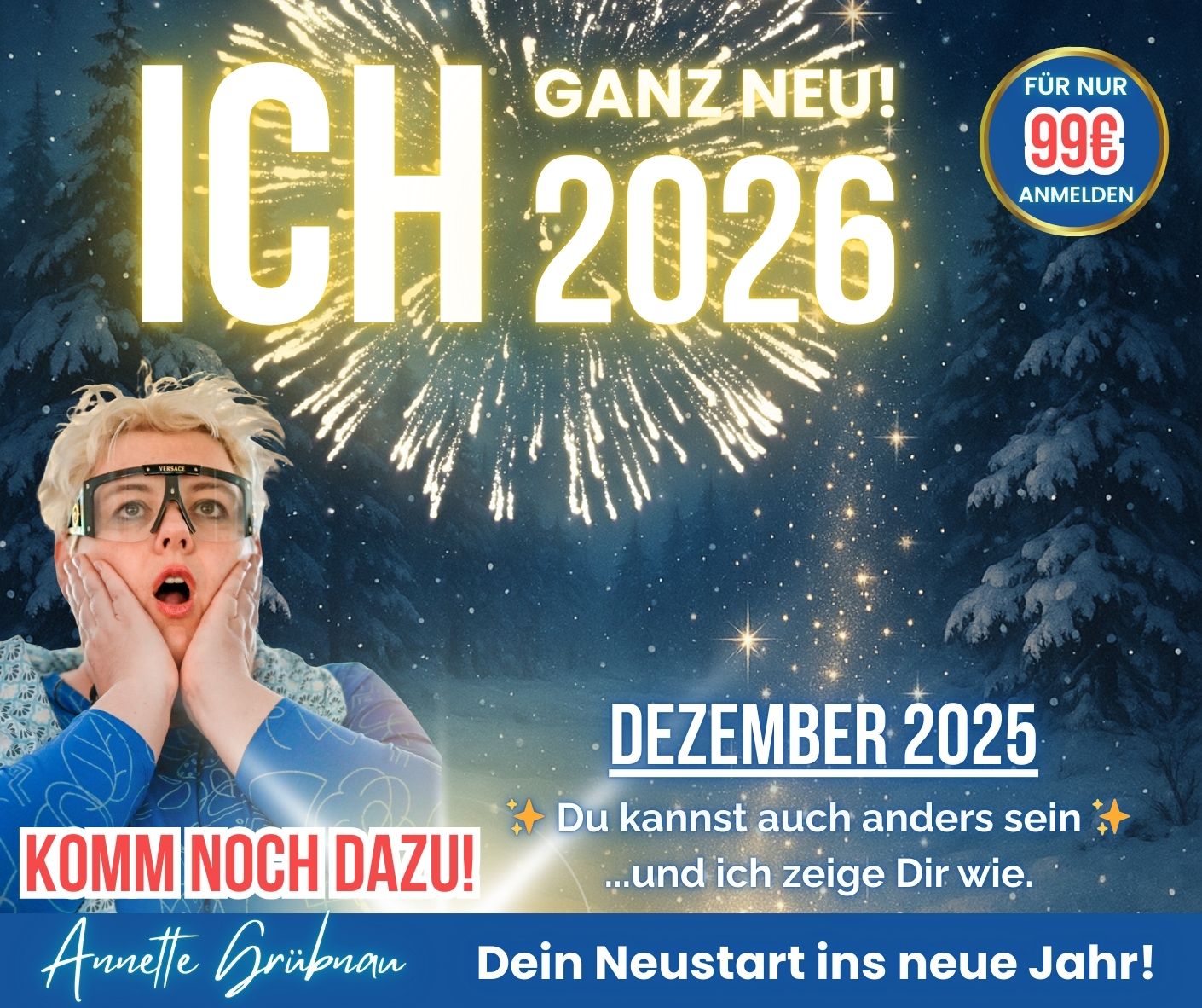 ICH GANZ NEU 2026 - Online-Workshop mit Annette Grübnau